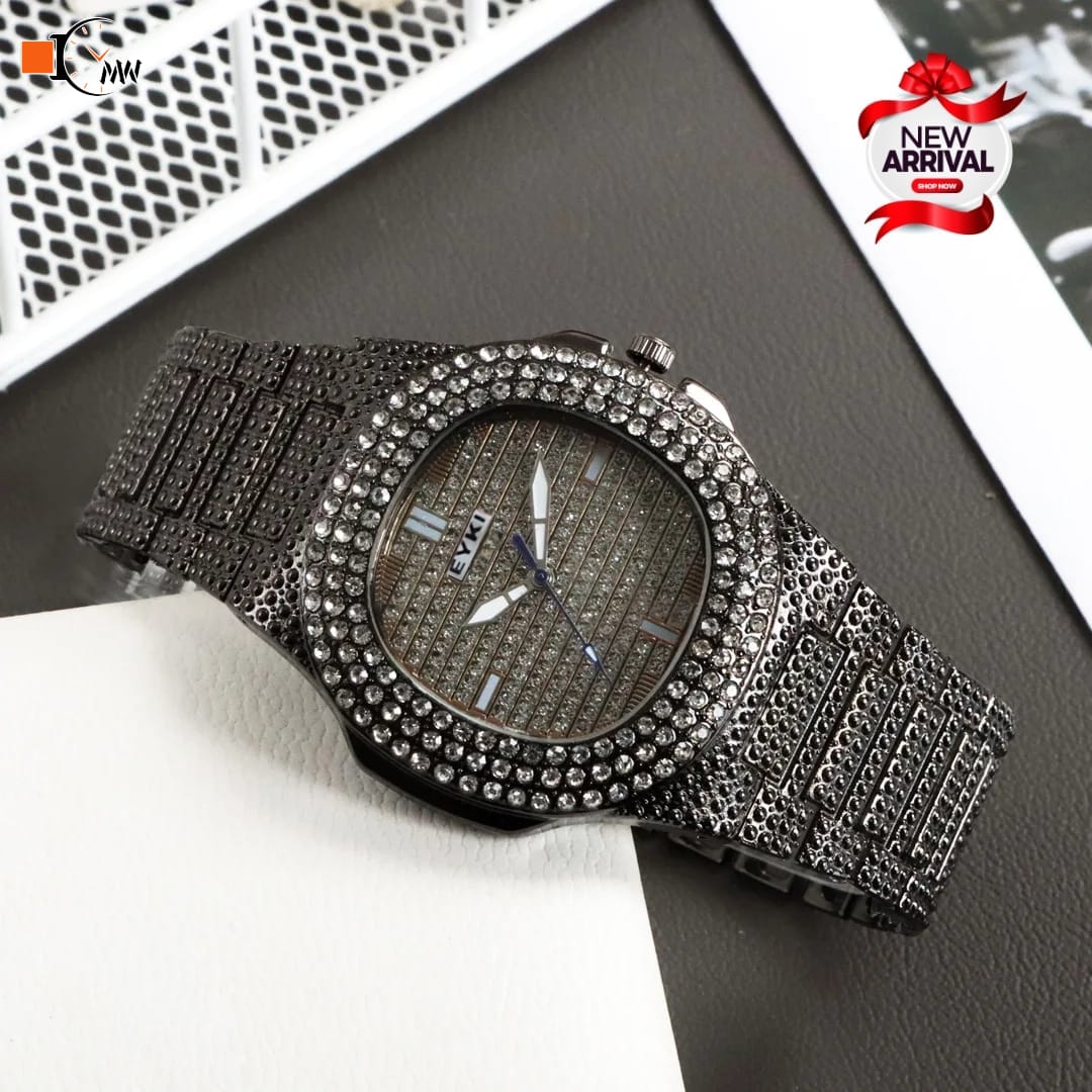 Arabic Diamond Crystal Quartz Watch